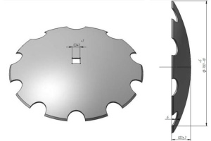 ДИСК СОЛОХА РОМАШКА БОР