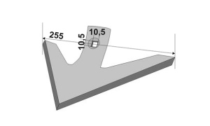 Лапа культиватора LEMKEN / Л-01.525 / 3374356