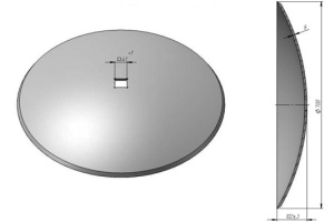 ДИСК КРАСНЯНКА ГЛАДКИЙ БОР
