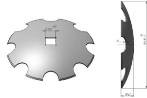 ДИСК ДМТ РОМАШКА БОР