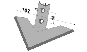 Лапа культиватора KOCKERLING ALLROUNDER-10 / Л-01.529 / 550301, 504027