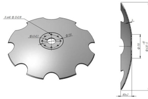 ДИСК ВЫРЕЗНОЙ ПД 2.5 БОР