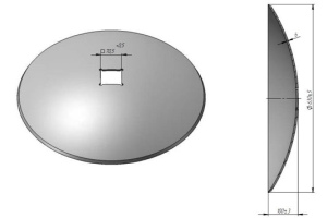 ДИСК ДМТ ГЛАДКИЙ БОР