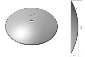 ДИСК СОЛОХА ГЛАДКИЙ БОР